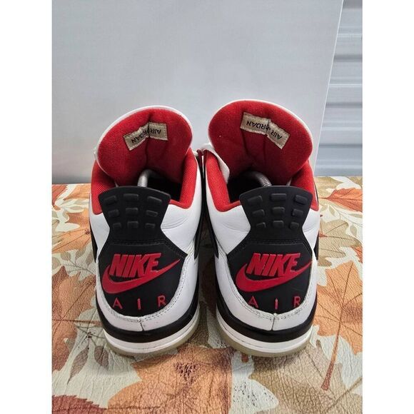 Size 11 - Jordan 4 Retro OG Mid Fire Red Men\'s Basketball Shoes main image 5